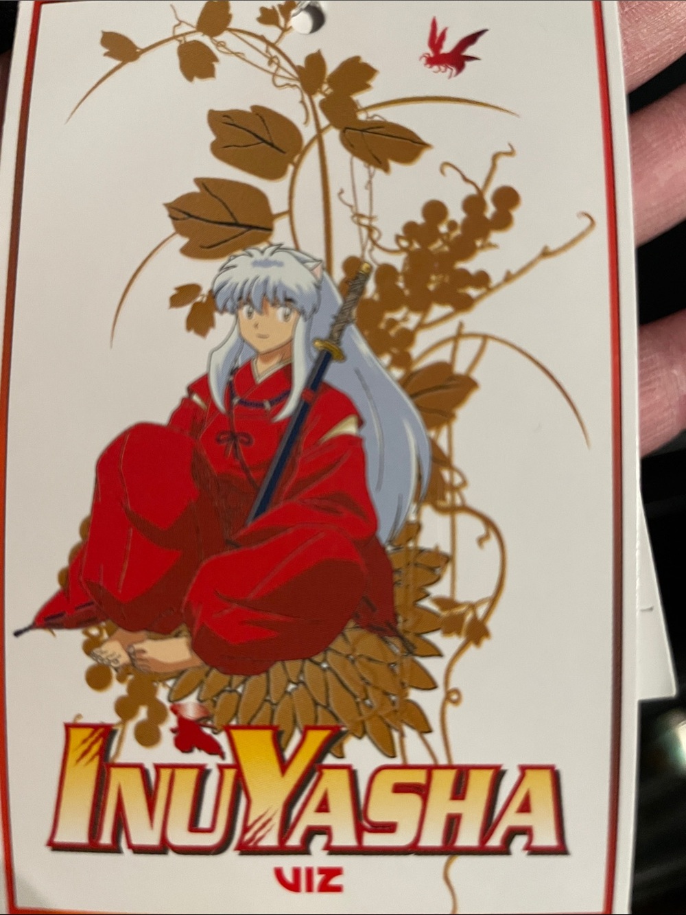 Inuyasha Black Jogger Drawstring Sweat Pants with Pink Cherry Blossom Print - Picture 4 of 9